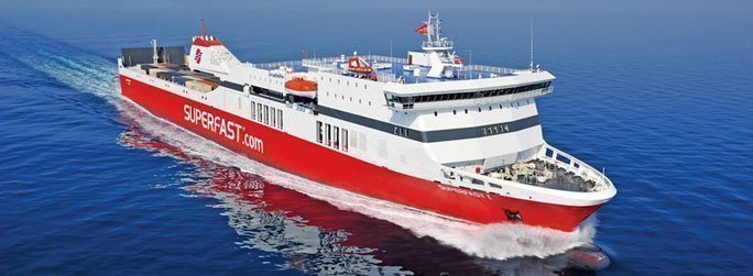 The ferry ship Superfast I belongs to the conventional vessel type