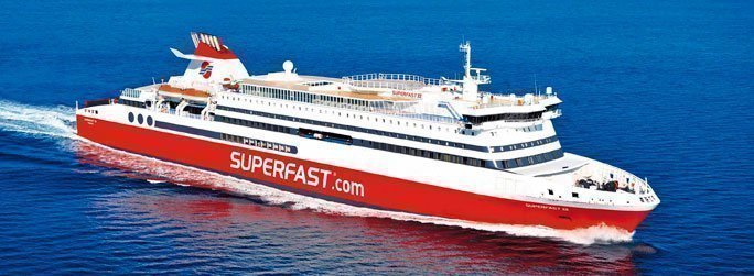 The ferry ship Superfast XII belongs to the conventional vessel type