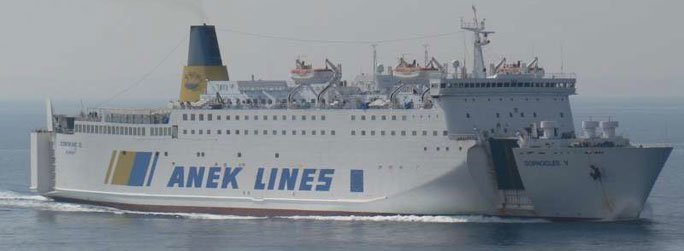 The ferry ship Sophocles V belongs to the conventional vessel type