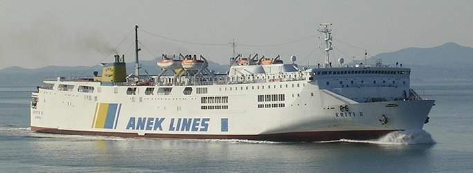 The ferry ship Kriti II belongs to the conventional vessel type
