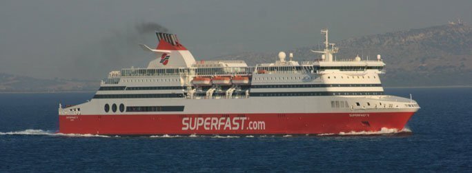 The ferry ship Superfast V belongs to the conventional vessel type