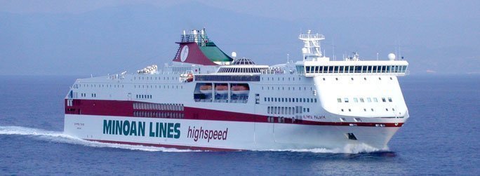 The ferry ship Olympia Palace belongs to the conventional vessel type