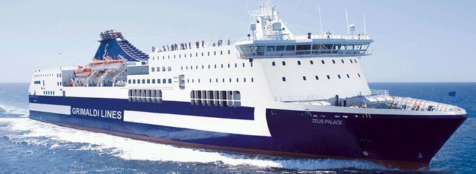 The ferry ship Zeus Palace belongs to the conventional vessel type