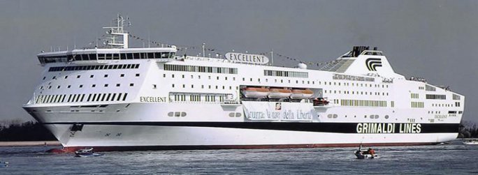 The ferry ship Excellent belongs to the conventional vessel type