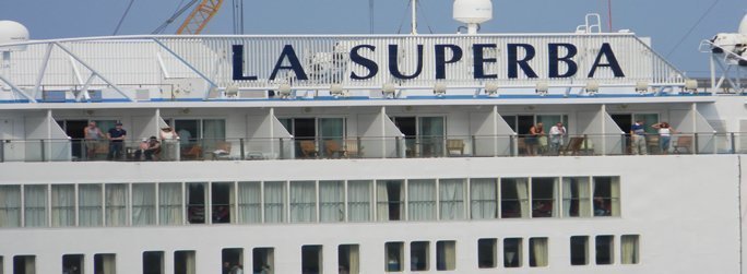 The ferry ship La Superba belongs to the conventional vessel type