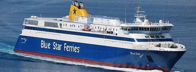 The ferry ship Blue Star Ithaki belongs to the conventional vessel type