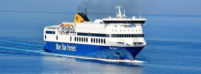 The ferry ship Blue Star II belongs to the conventional vessel type