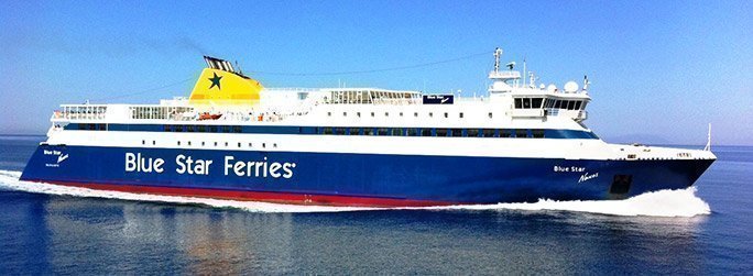 The ferry ship Blue Star Naxos belongs to the conventional vessel type
