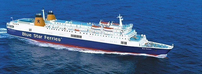 The ferry ship Blue Horizon belongs to the conventional vessel type