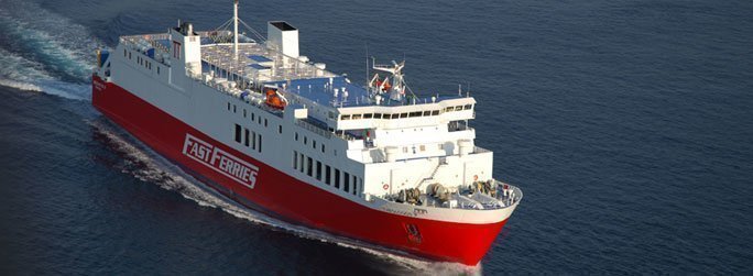 The ferry ship Theologos P. belongs to the conventional vessel type
