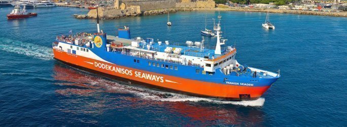 The ferry ship Panagia Skiadeni belongs to the conventional vessel type