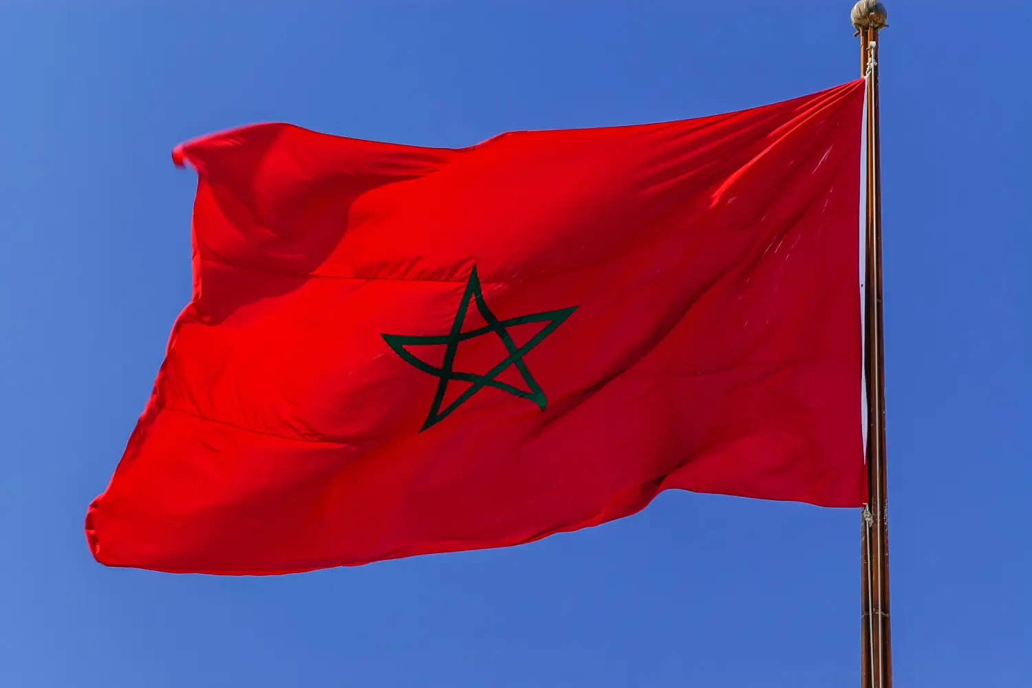 Moroccan ferries - Moroccan flag